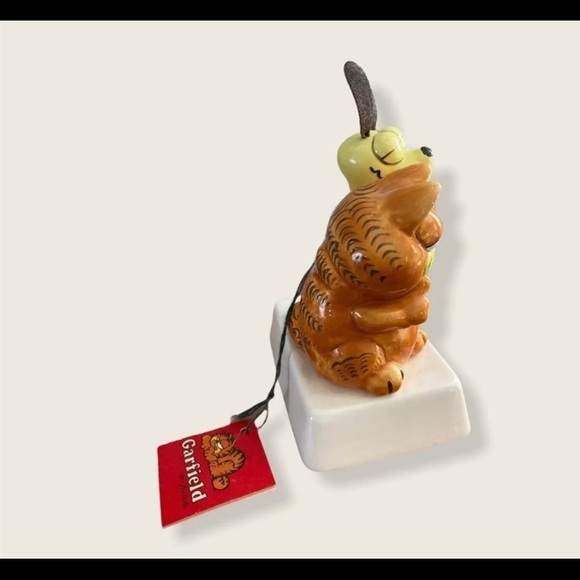 ENESCO GARFIELD CAT & ODIE  HOW CAN YOU WIN ....RULES OF GAME  FIGURINE  w tag - Picture 4 of 7